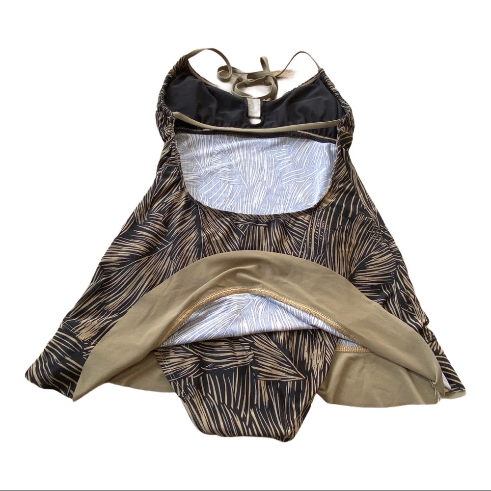 Eco Swim by Aqua Green One Piece Swimsuit Size 8 - Picture 5 of 11